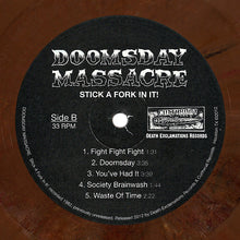 Load image into Gallery viewer, Doomsday Massacre "Stick A Fork In It!" LP - Cutthroat Records & Death Exclamations! (2012)