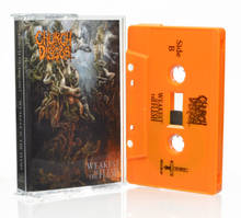 Load image into Gallery viewer, Church of Disgust "Weakest Is The Flesh" CASSETTE - Hells Headbangers Records (2022)