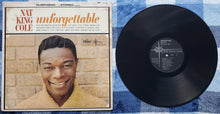 Load image into Gallery viewer, Nat King Cole "Unforgettable" (USED) LP - Capitol Records (1966)