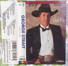 Load image into Gallery viewer, George Strait "Livin' It Up" CASSETTE (USED) - MCA Records (1990)