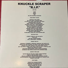 Load image into Gallery viewer, Knuckle Scraper "R.I.P." EP - Rescued From Life Records (2006)