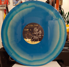Load image into Gallery viewer, Action Frank "Coming Up For Air" LP (Blue And Yellow vinyl) - Otitis Media Records