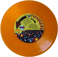 Load image into Gallery viewer, Turbokrieg "NASA Approved Ultracore" LP (Orange Transparent aka"Frank Gold") Torture Garden Picture Company (2014)