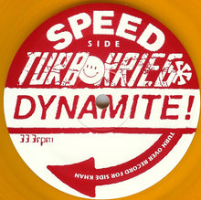 Load image into Gallery viewer, Turbokrieg "NASA Approved Ultracore" LP (Orange Transparent aka"Frank Gold") Torture Garden Picture Company (2014)