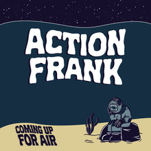 Load image into Gallery viewer, Action Frank "Coming Up For Air" LP (Blue And Yellow vinyl) - Otitis Media Records