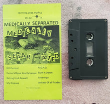Load image into Gallery viewer, Medically Separated &quot;S/T&quot; CASSETTE - Psycho Wolf Records (2014)
