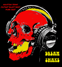 Load image into Gallery viewer, Dream Shake &quot;Skull Headphones&quot; LARGE T-SHIRT
